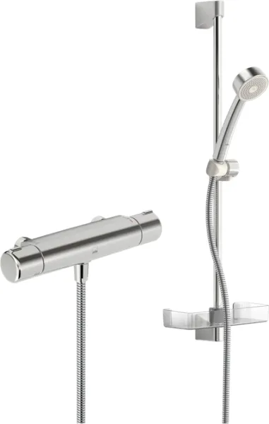 Oras Apollo dusjsett med Nova termostatkran, krom