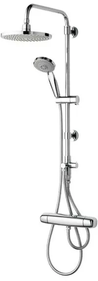Saniscan New Waterfall dusjsett med tak- og hånddusj, krom